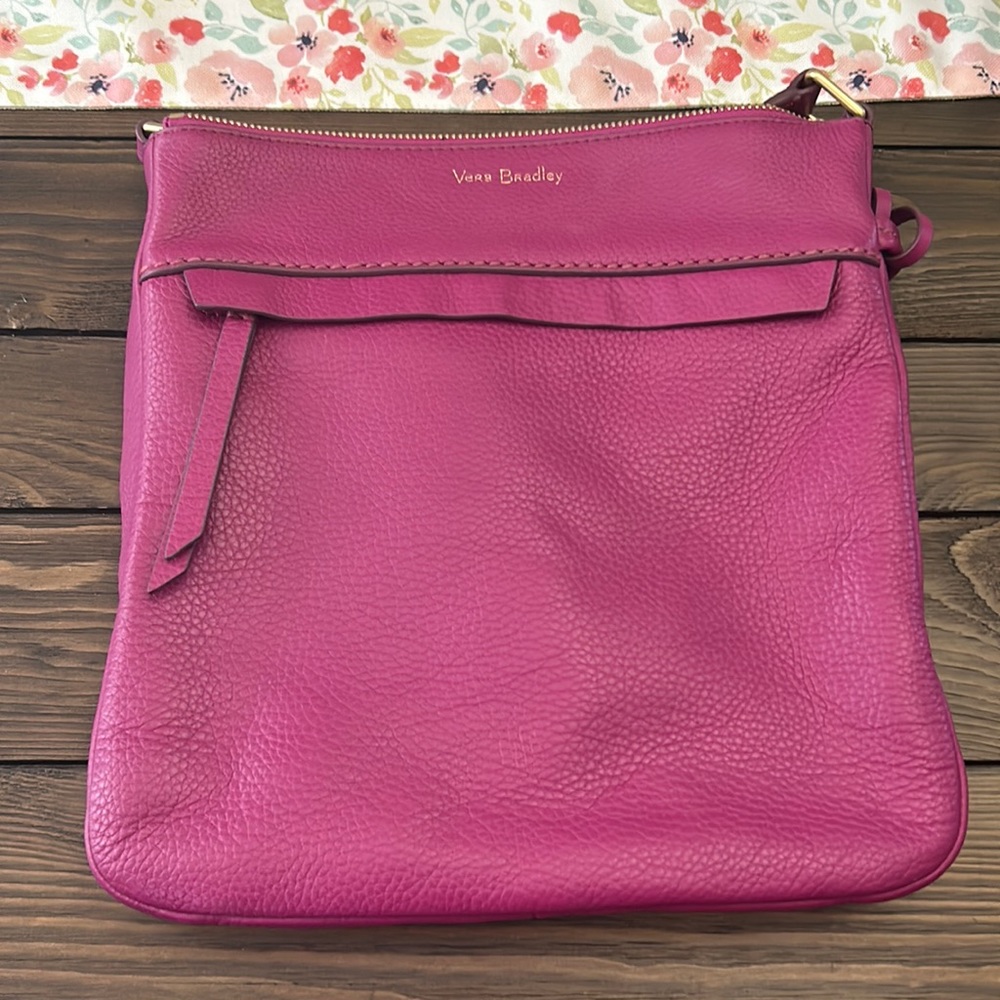 Leather Vera Bradley Crossbody Purse